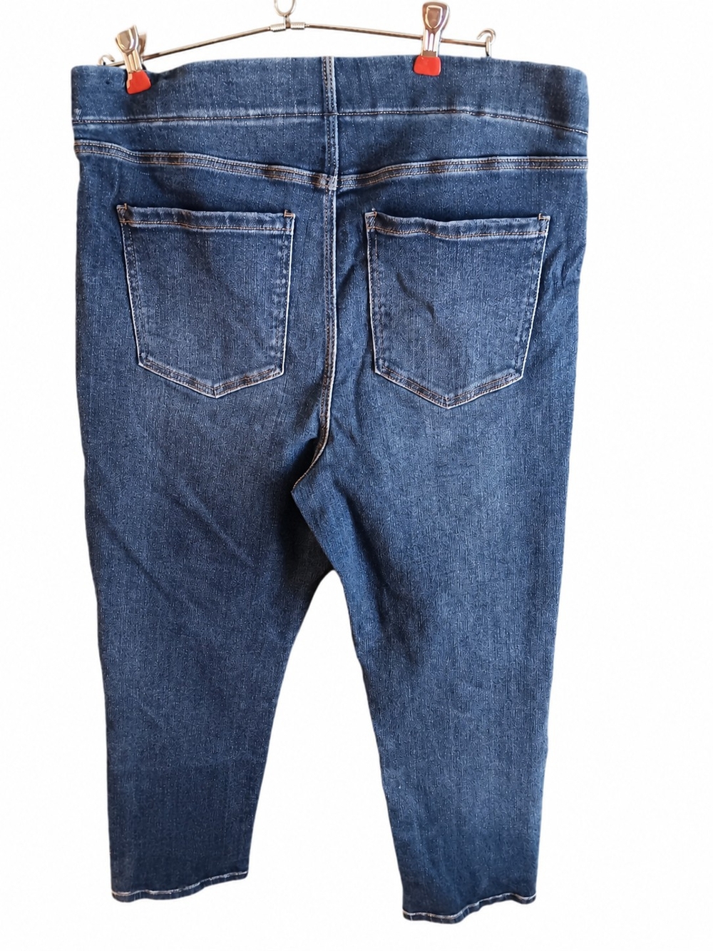 Liverpool Los Angeles Jeggings Women Size 14/32 Dark Wash Stretch  Crop Ankle - Picture 3 of 7